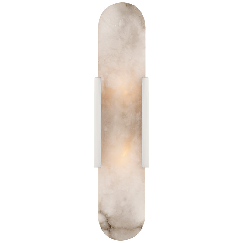 Visual Comfort Signature KW 2013PN-ALB LED Wall Sconce, Polished Nickel