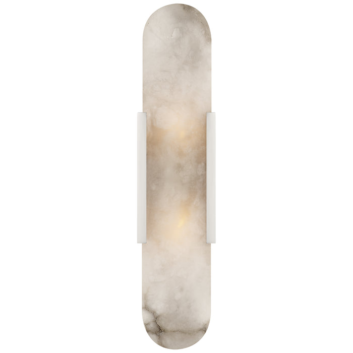 Visual Comfort Signature KW 2013PN-ALB LED Wall Sconce, Polished Nickel