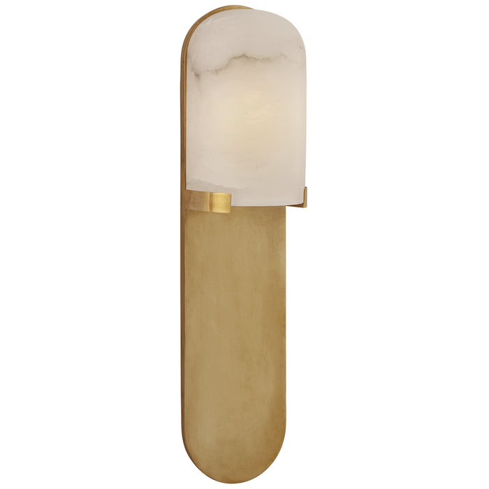 Visual Comfort Signature KW 2014AB-ALB LED Wall Sconce, Antique-Burnished Brass