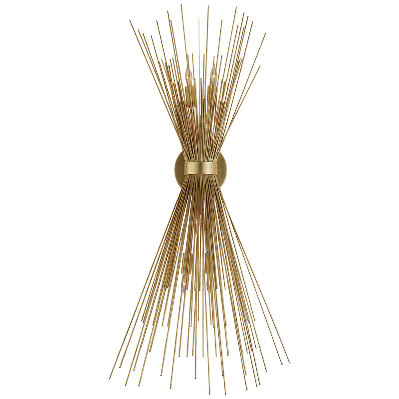 Visual Comfort Signature KW 2075G Six Light Wall Sconce, Gild