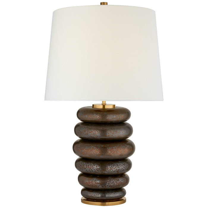 Visual Comfort Signature KW 3619CBZ-L One Light Table Lamp, Crystal Bronze