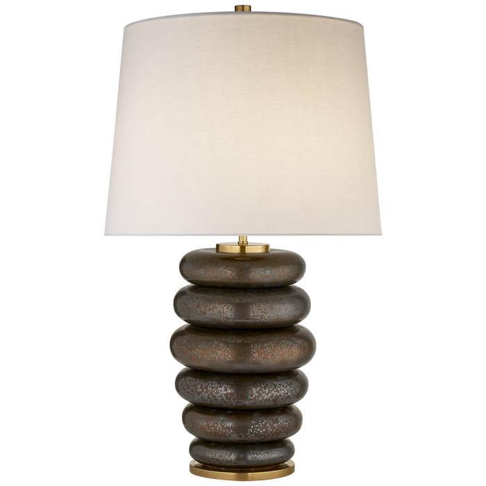 Visual Comfort Signature KW 3619CBZ-L One Light Table Lamp, Crystal Bronze