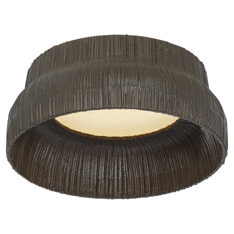 Visual Comfort Signature KW 4030AI-FRG LED Flush Mount, Aged Iron