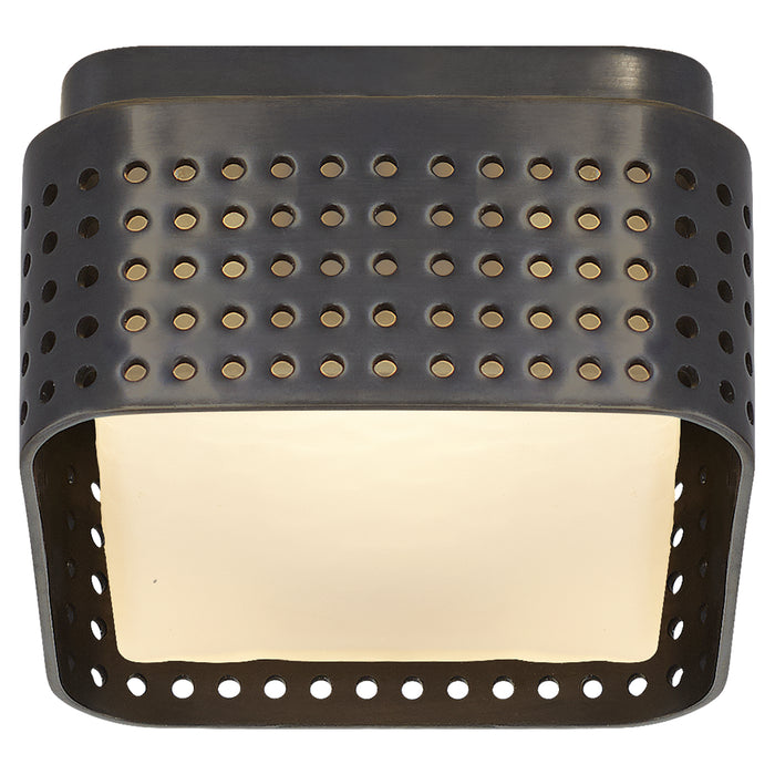 Visual Comfort Signature KW 4055BZ-CDG LED Flush Mount, Bronze