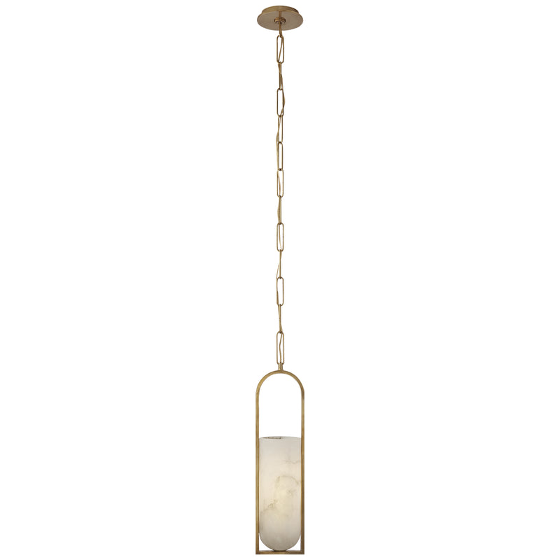 Visual Comfort Signature KW 5512AB-ALB LED Pendant, Antique-Burnished Brass