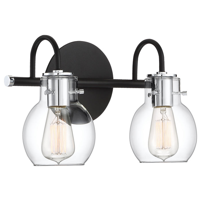 Quoizel ANW8602EK Two Light Bath Fixture, Earth Black