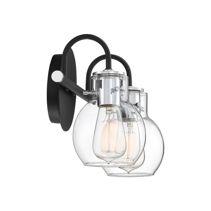 Quoizel ANW8602EK Two Light Bath Fixture, Earth Black