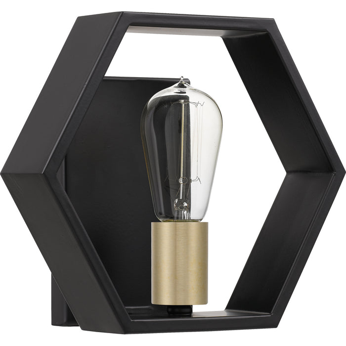 Quoizel BSK8701EK One Light Wall Sconce, Earth Black