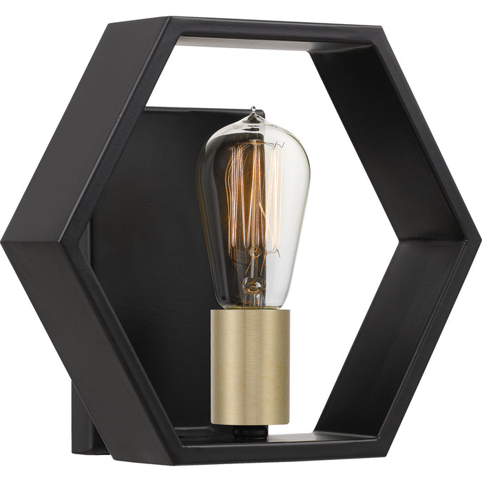 Quoizel BSK8701EK One Light Wall Sconce, Earth Black