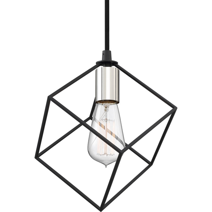 Quoizel HLG1508EK One Light Mini Pendant, Earth Black