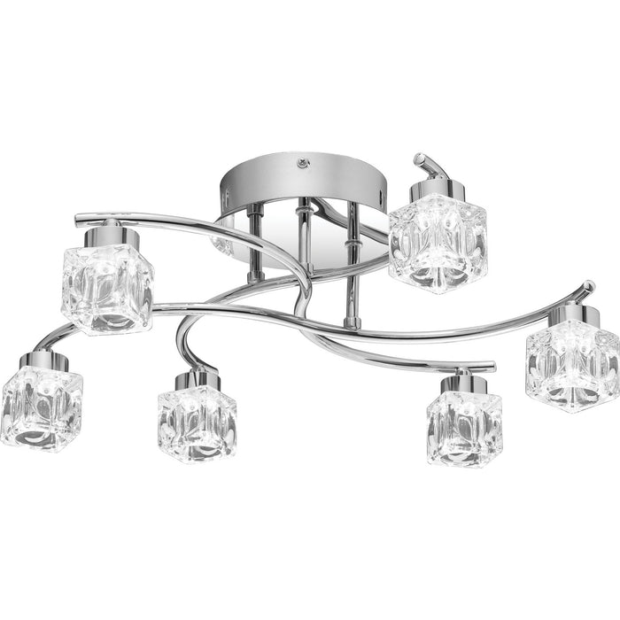 Quoizel PCHL1718C LED Flush Mount, Polished Chrome