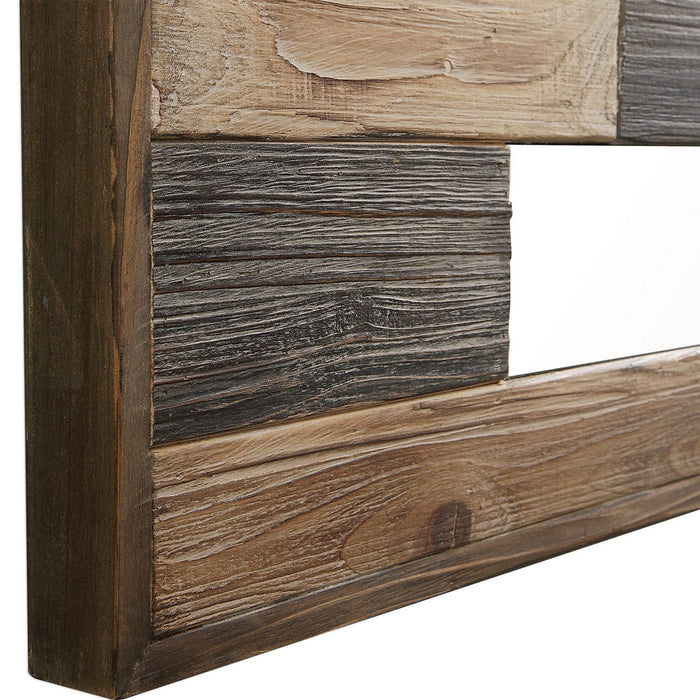 Uttermost 04159 Wall Art, Wood Pairedw/Mirrored Accents