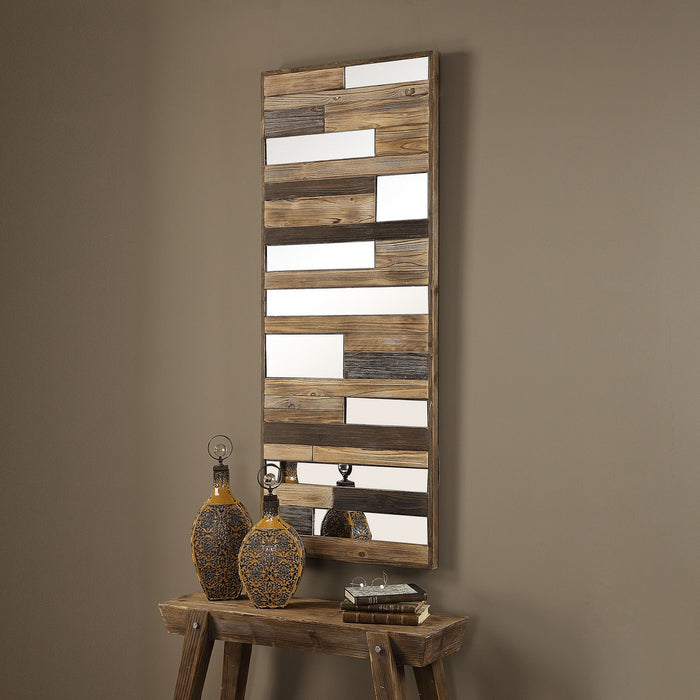 Uttermost 04159 Wall Art, Wood Pairedw/Mirrored Accents