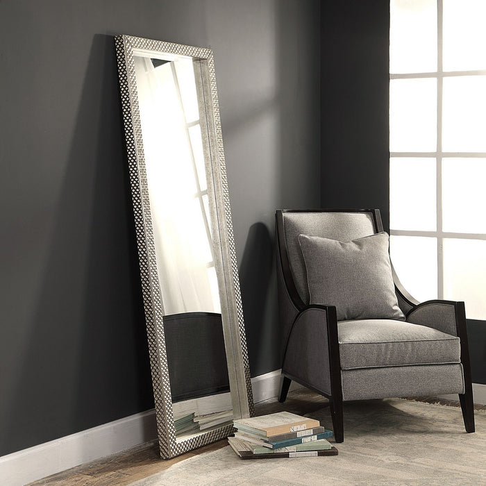 Uttermost 09406 Mirror, Antiqued Metallic Silver