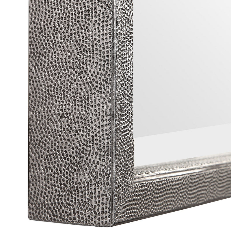 Uttermost 09407 Mirror, Antiqued Metallic Silver