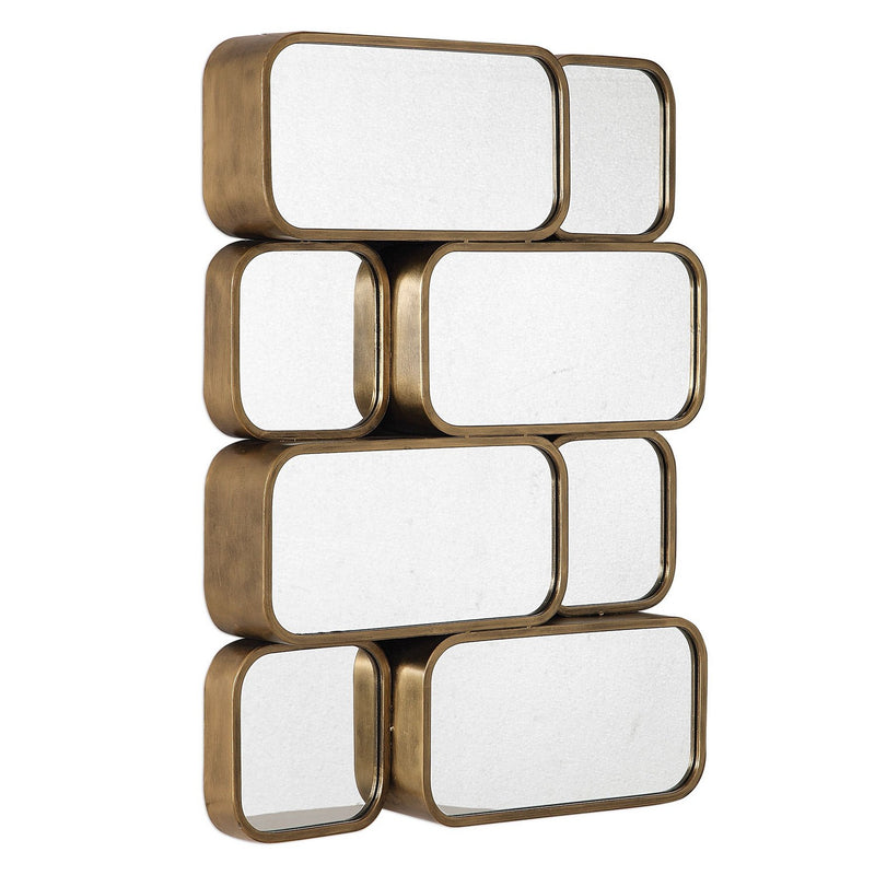 Uttermost 09437 Mirror, Antiqued Gold