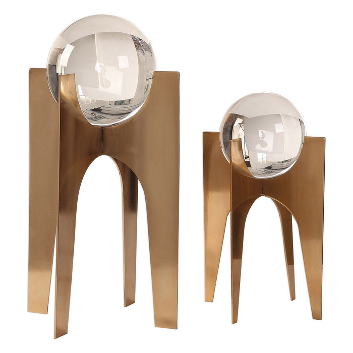 Uttermost 18574 Spheres, Set/2, Copper Bronze