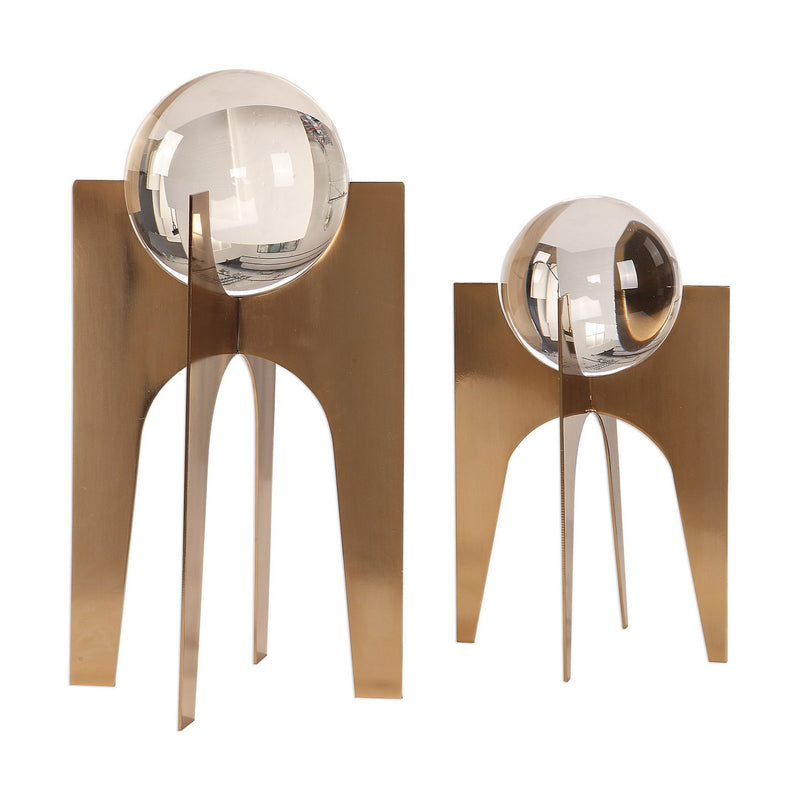 Uttermost 18574 Spheres, Set/2, Copper Bronze