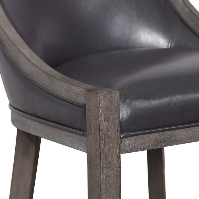 Uttermost 23465 Counter Stool, Gray