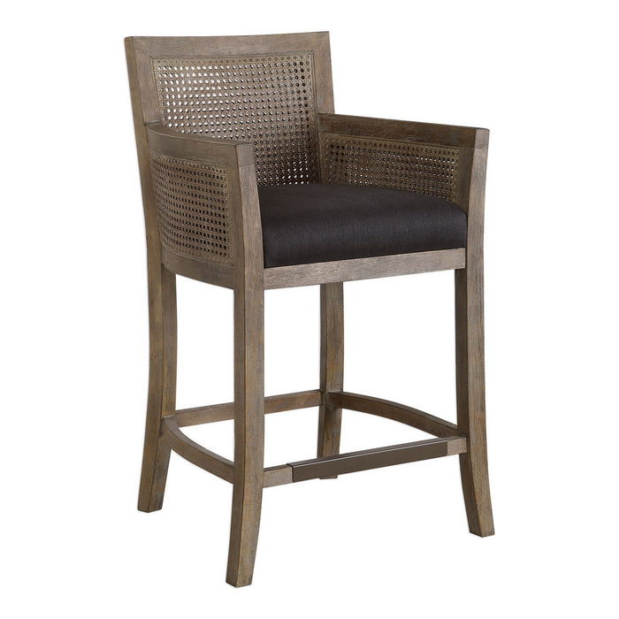 Uttermost 23466 Counter Stool, Antique Bronze