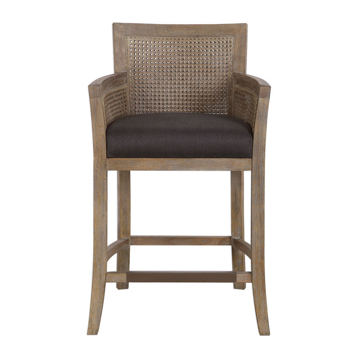 Uttermost 23466 Counter Stool, Antique Bronze
