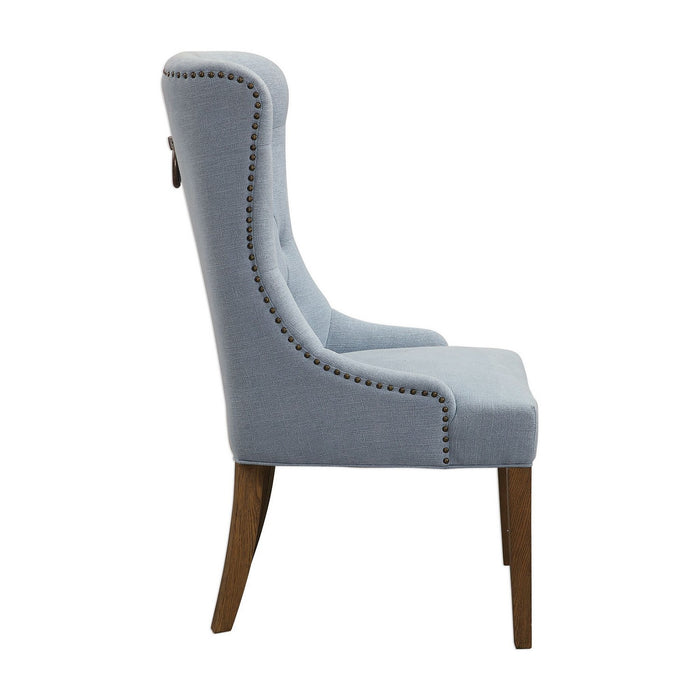Uttermost 23473 Chair, Antique Bronze