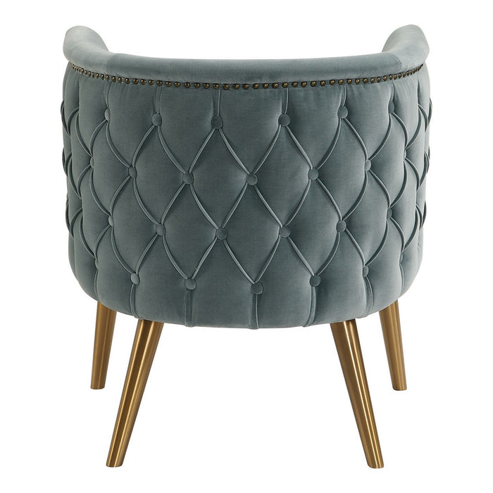 Uttermost 23480 Accent Chair, Antique Brass