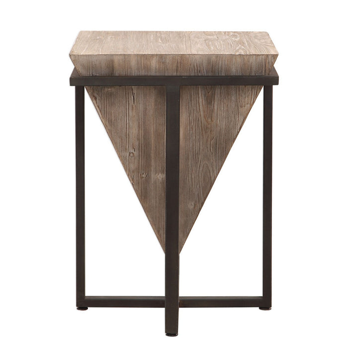 Uttermost 24864 Accent Table, Aged Black