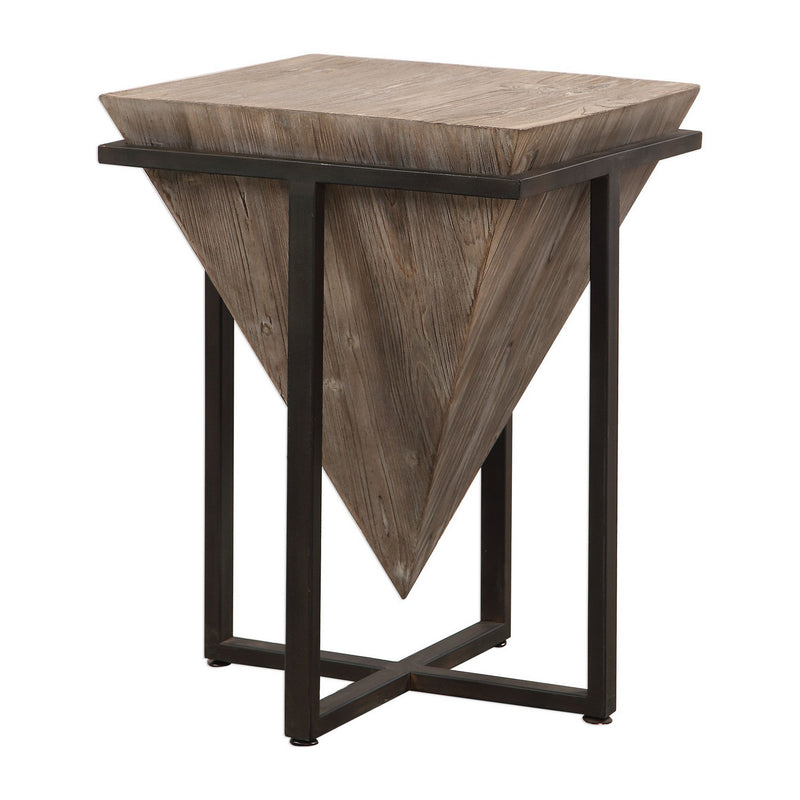 Uttermost 24864 Accent Table, Aged Black