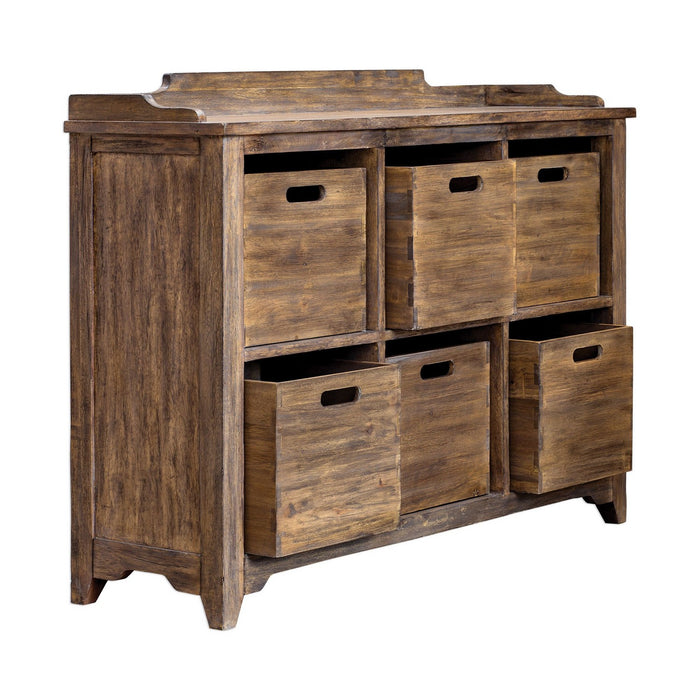 Uttermost 25877 Cupboard, Gray