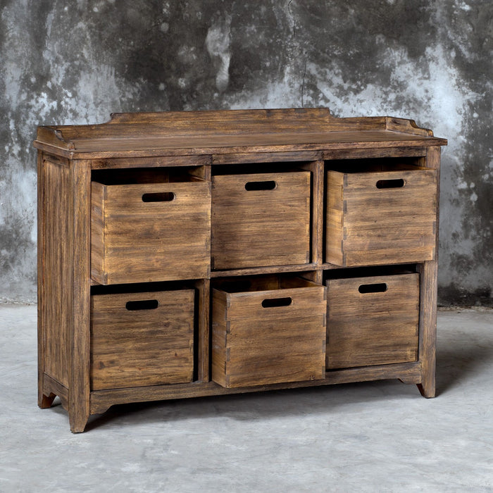 Uttermost 25877 Cupboard, Gray