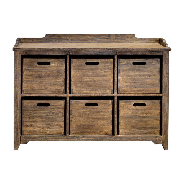 Uttermost 25877 Cupboard, Gray