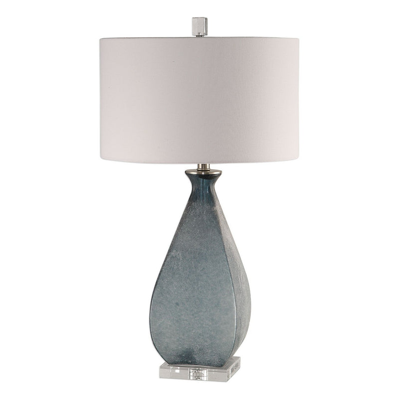 Uttermost 27823 One Light Table Lamp, Brushed Nickel