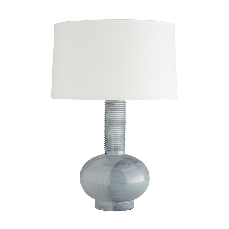 Arteriors 11025-841 One Light Table Lamp, Haze Blue Reactive Glaze
