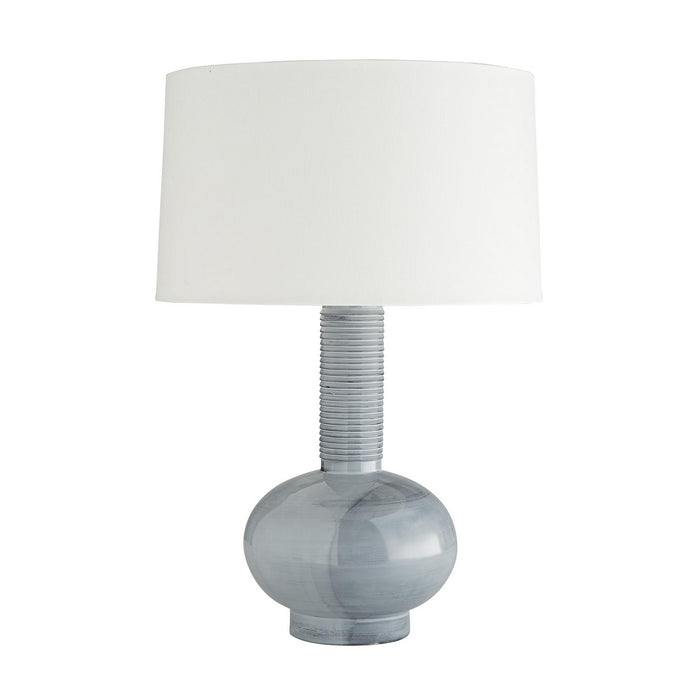 Arteriors 11025-841 One Light Table Lamp, Haze Blue Reactive Glaze