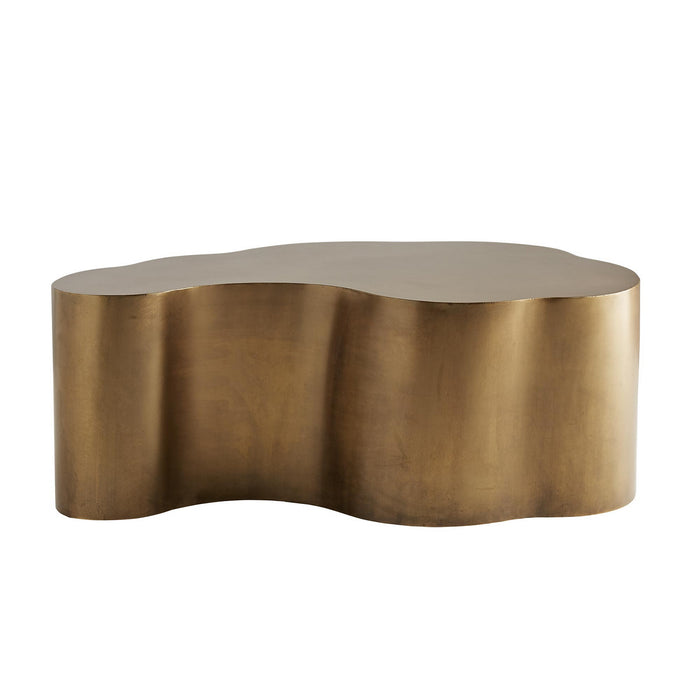 Arteriors 2100 Cocktail Table, Antique Brass