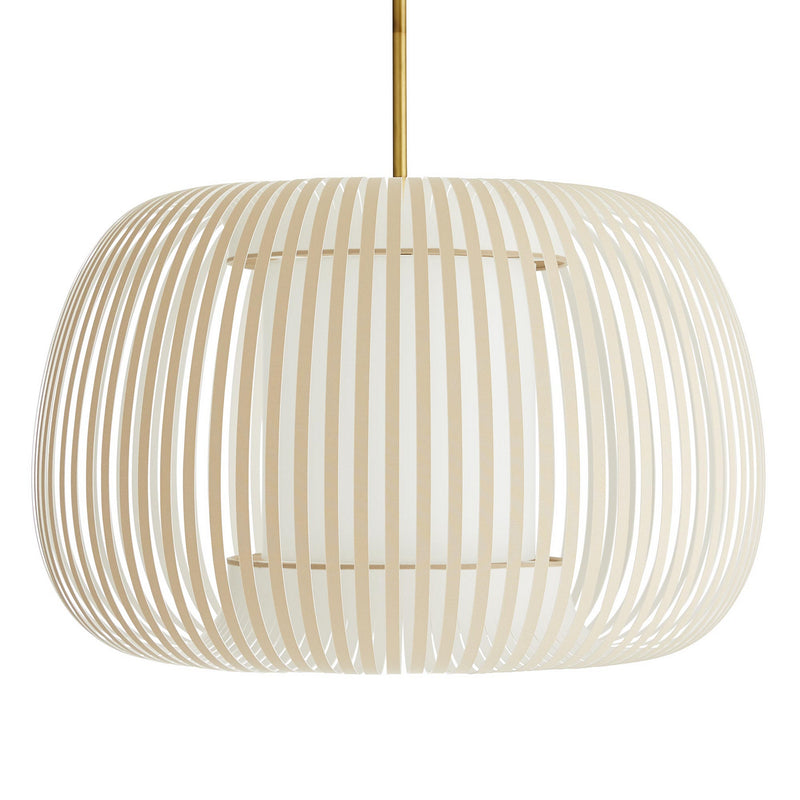 Arteriors 41005 One Light Pendant, Beige