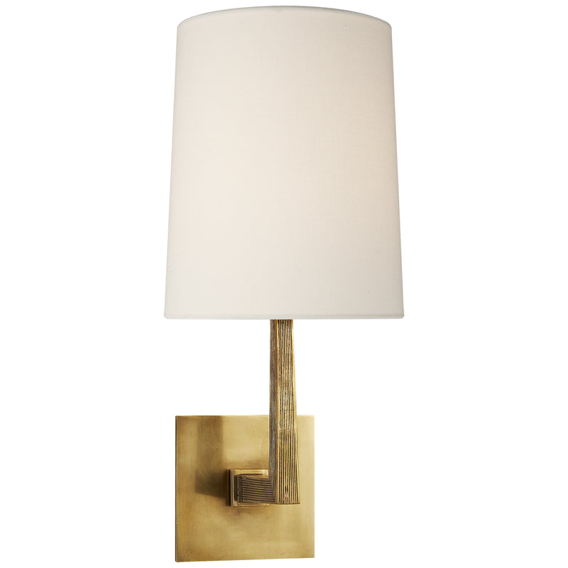 Visual Comfort Signature BBL 2082SB-L One Light Wall Sconce, Soft Brass