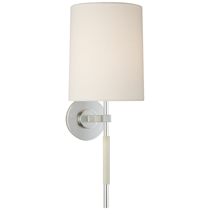 Visual Comfort Signature BBL 2130SS-L One Light Wall Sconce, Soft Silver