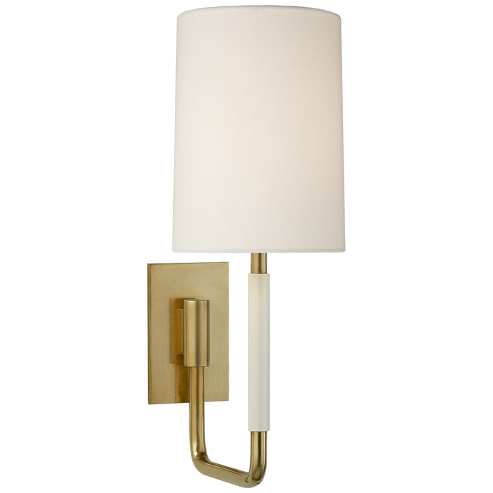 Visual Comfort Signature BBL 2132SB-L One Light Wall Sconce, Soft Brass