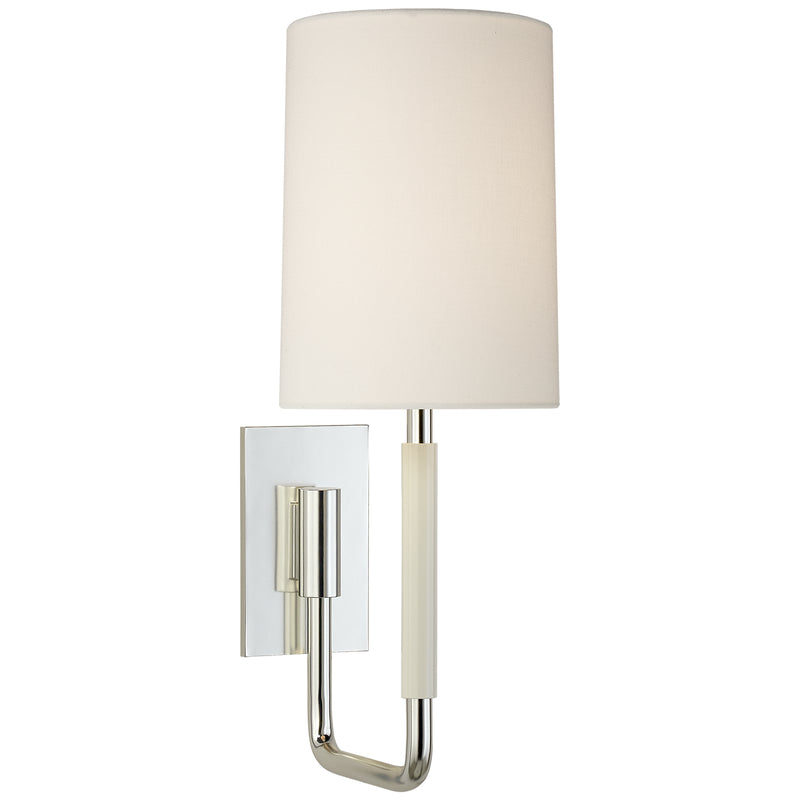 Visual Comfort Signature BBL 2132SS-L One Light Wall Sconce, Soft Silver