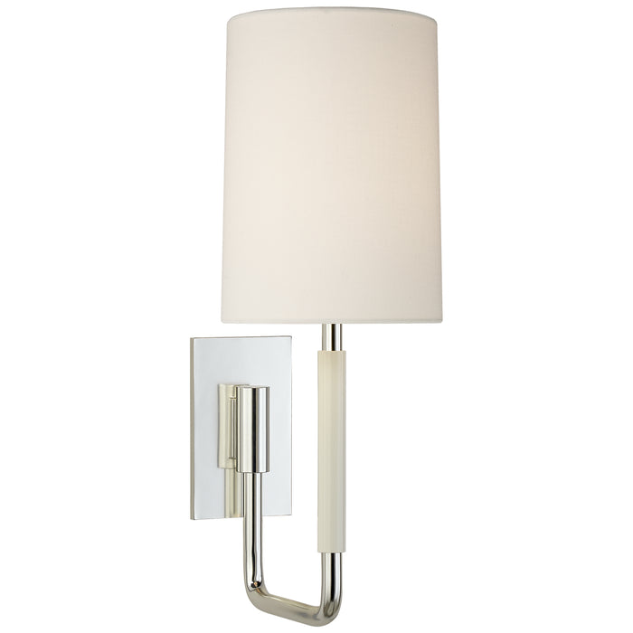 Visual Comfort Signature BBL 2132SS-L One Light Wall Sconce, Soft Silver