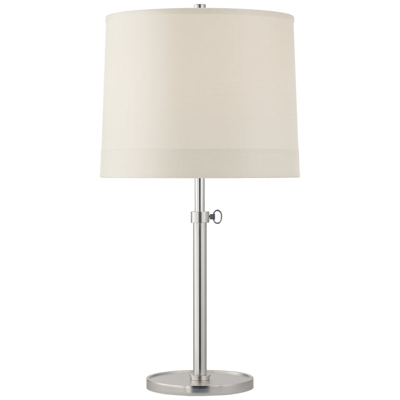 Visual Comfort Signature BBL 3023SS-S2 One Light Table Lamp, Soft Silver