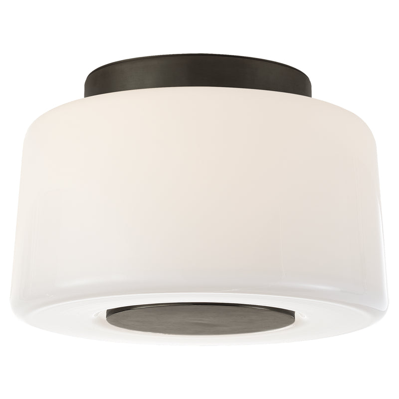 Visual Comfort Signature BBL 4105BZ-WG Three Light Flush Mount, Bronze