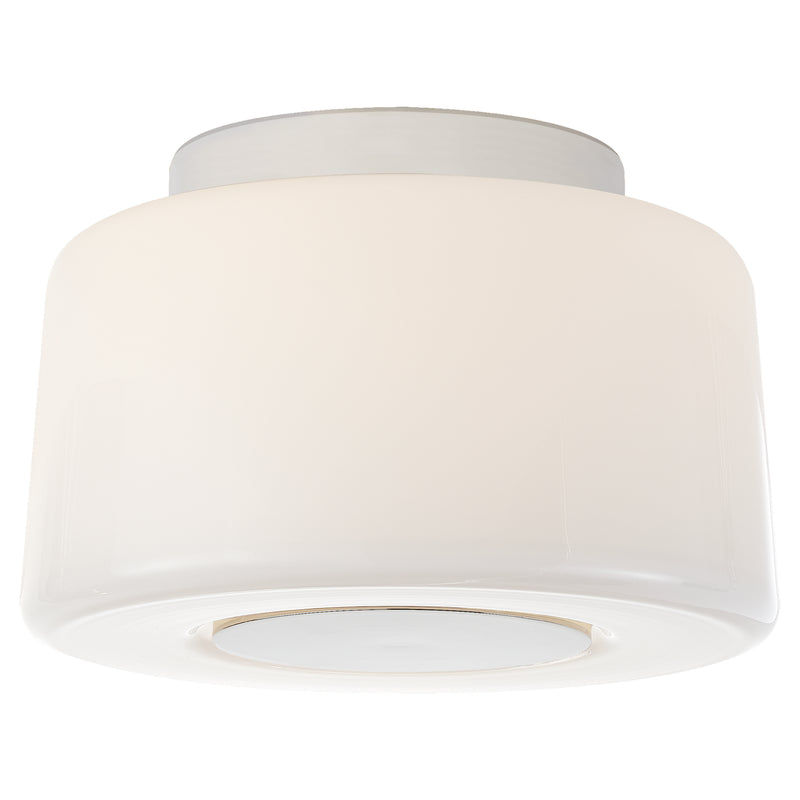 Visual Comfort Signature BBL 4105PN-WG Three Light Flush Mount, Polished Nickel