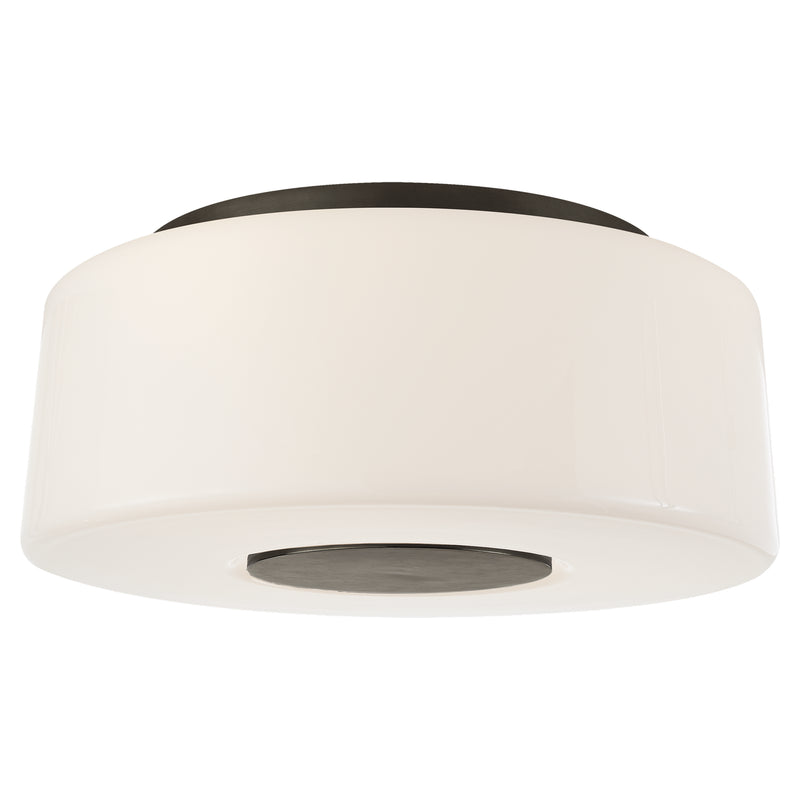 Visual Comfort Signature BBL 4106BZ-WG Three Light Flush Mount, Bronze