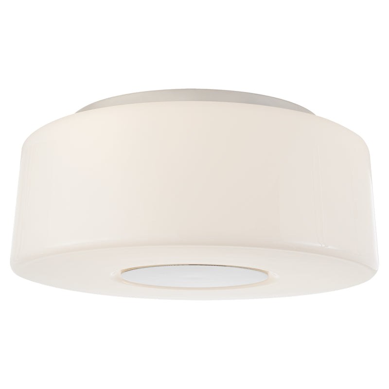 Visual Comfort Signature BBL 4106PN-WG Three Light Flush Mount, Polished Nickel