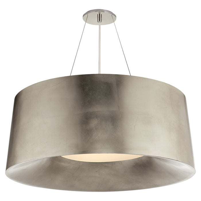Visual Comfort Signature BBL 5090BSL Three Light Pendant, Burnished Silver Leaf