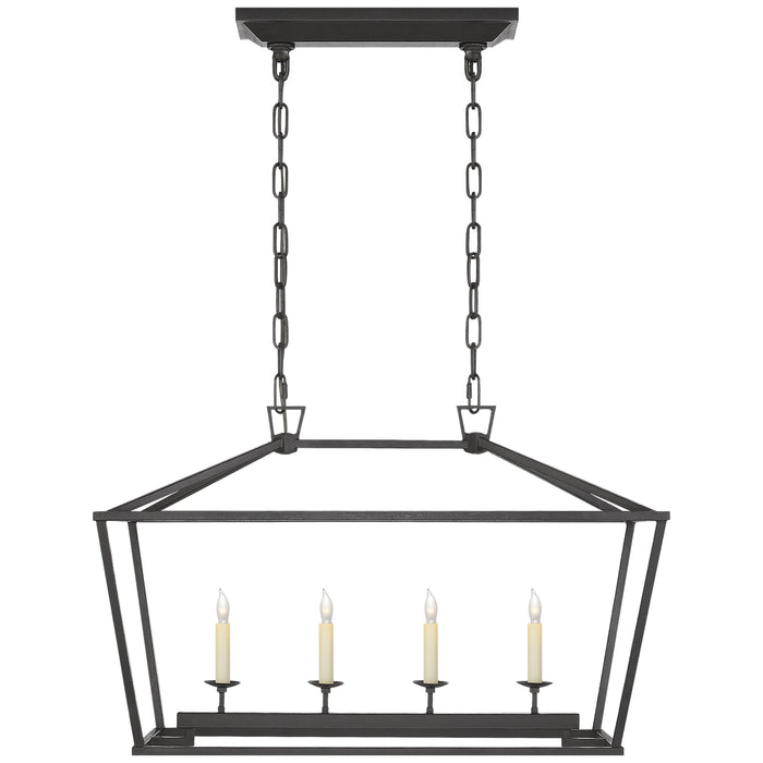 Visual Comfort Signature CHC 2168AI Four Light Lantern, Aged Iron