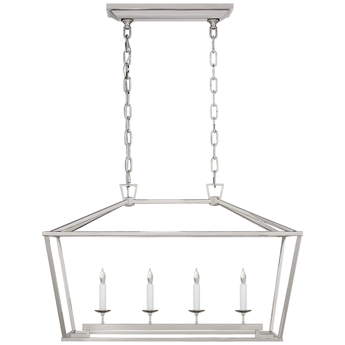 Visual Comfort Signature CHC 2168PN Four Light Lantern, Polished Nickel